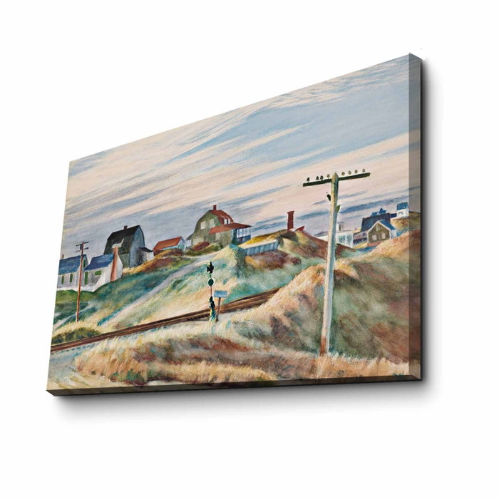 Wallity Cottages at North Truro de Edward Hopper - 45 x 70 cm Wallity Cottages at North Truro de Edward Hopper - 45 x 70 cm